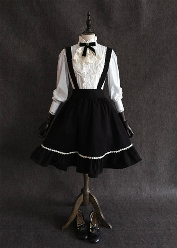 Little Devil~  Gothic Black Lolita Skirt/Cape