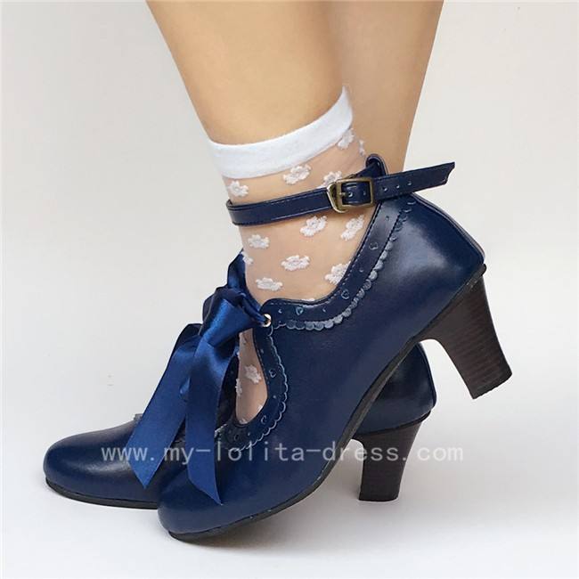 Sweet Red or Wine Lolita Heels Shoes