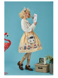 Salted Fish War~ Sweet Cats Printed Lolita Salopette -Pre-order Closed