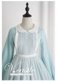 Vcastle - Sweet Peter Pan Collar Long Sleeves Lolita OP Dress &  Apron Set out