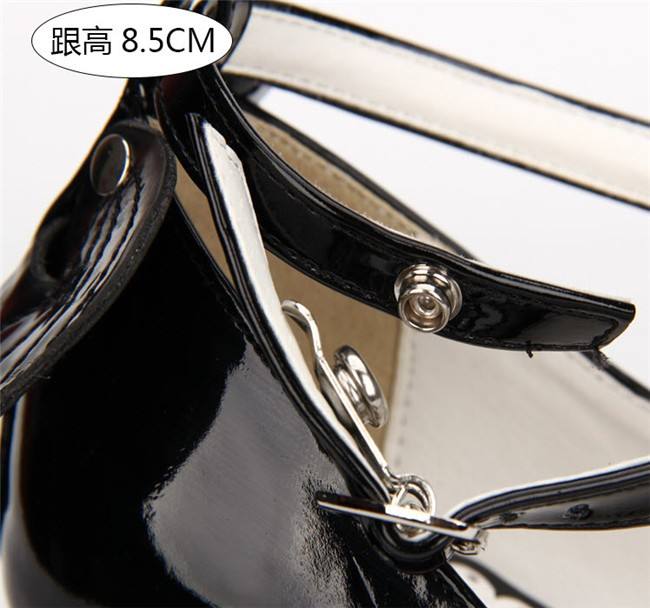 Angelic Imprint- Elegant T-shaped Straps Lolita Heels Shoes with Angel Wings