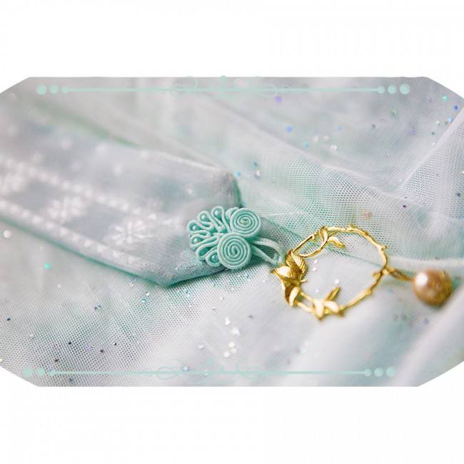 IchigoMikou ~Drizzle & Thin Clouds~ Hanfu Style Dress Qi Lolita Dress -In Stock