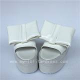 Sweet High Platform White Glossy Lolita Sandals