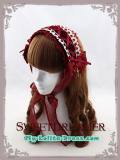 Sweet Dreamer Lace Up Bows Crosses Lolita Headband -out