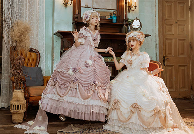 Henrietta ~Rose Queen Flowers Luxury Lolita OP