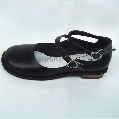 Coffee Low Heels Lolita Shoes