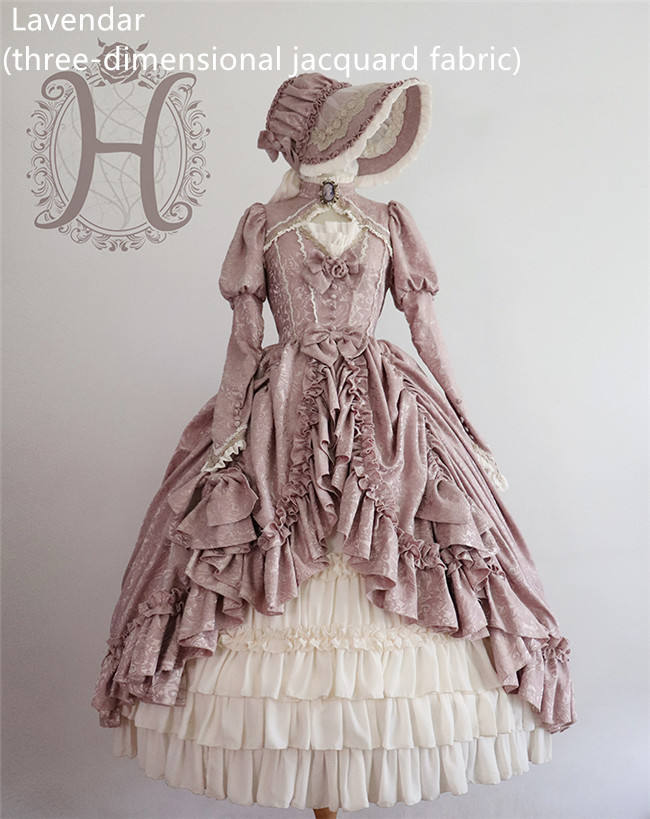 Henrietta Vintage Court OP 3 Lengths -Ready Made