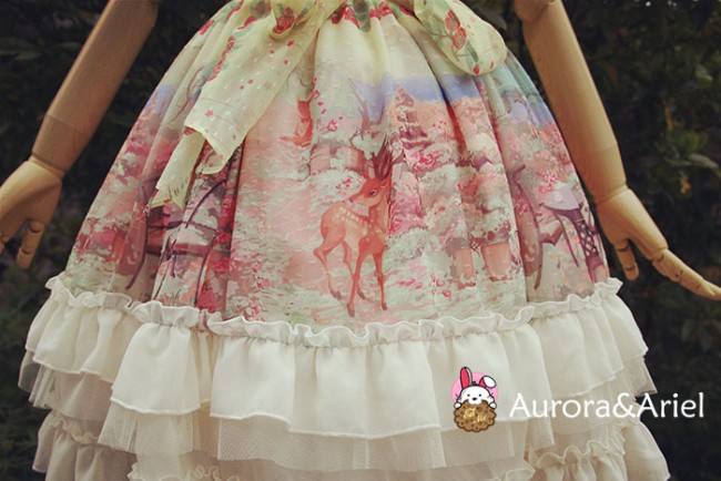 Aurora & Ariel Garden of Jam Chiffon JSK Size M - In Stock