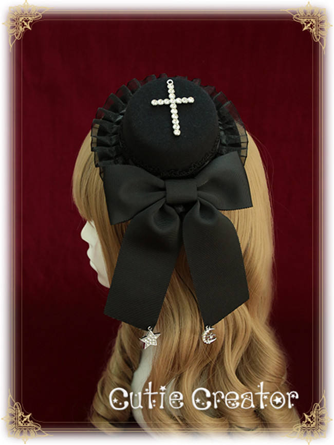 Cutie Creator ~Singular Canon~ Cross Lolita Minihat -In Stock