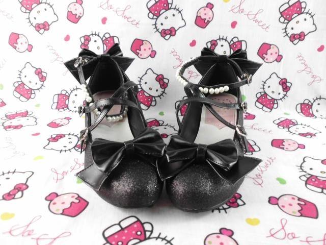Antaina Tea Party Glitter Lolita Shoes