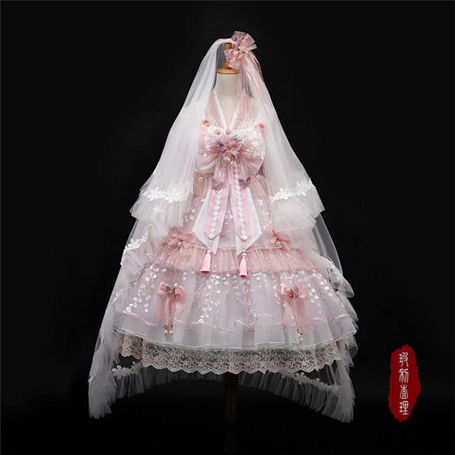 BoLi Cherry Lolita ~Sakuya Blows Dream Qi Lolita JSK + Blouse