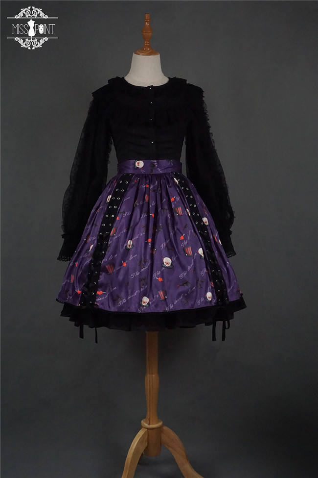 Miss Point ~Clown Daunting Night Lolita Blouse