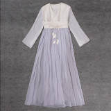 Vintage Classic High Waist Qi Lolita OP Dress-OUT