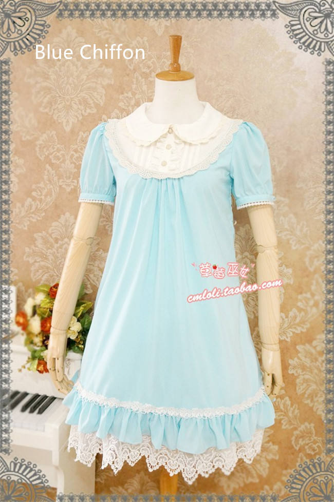 Cute Doll Chiffon Lolita Dress