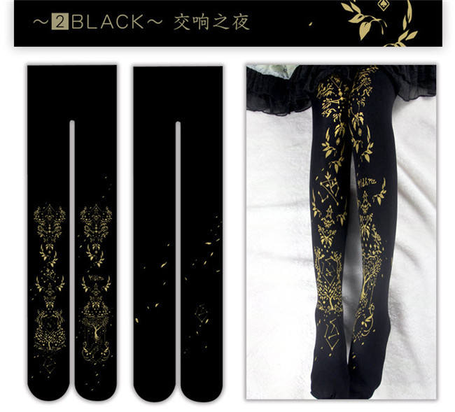 Song Of The Yggdrasil- Sweet Lolita Tights