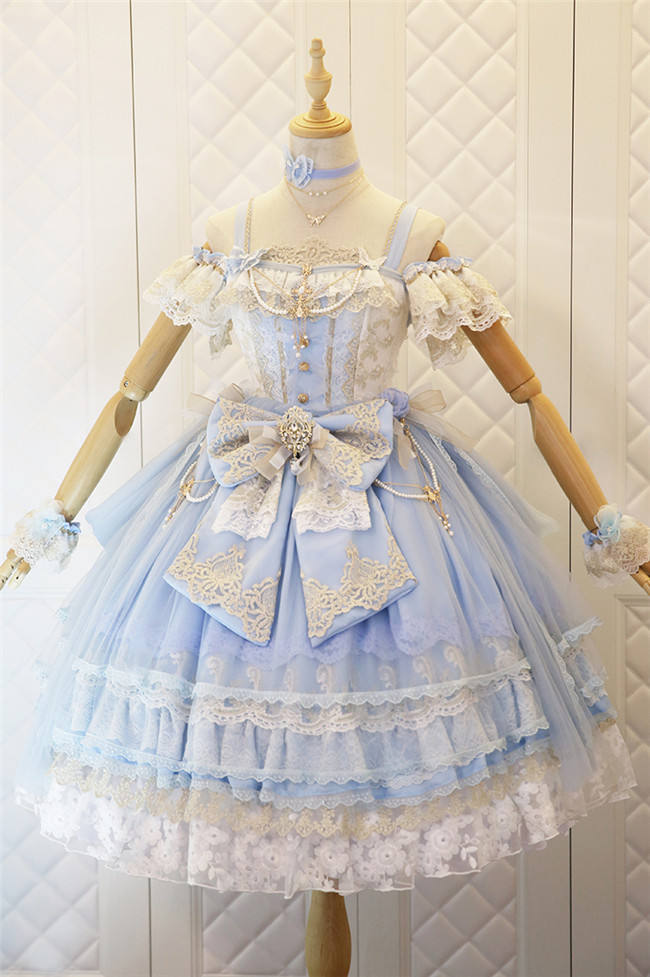 Flower Feast In Spring~ Elegant Lolita JSK Bridal Design -out