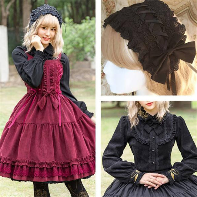 The Wolfing Red Riding Hat Thickening Lolita Jumper