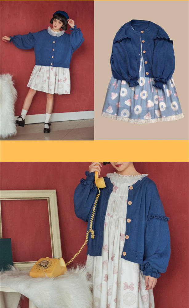 Little Sheep~ Sweet Lolita Cardigan -Pre-order Closed
