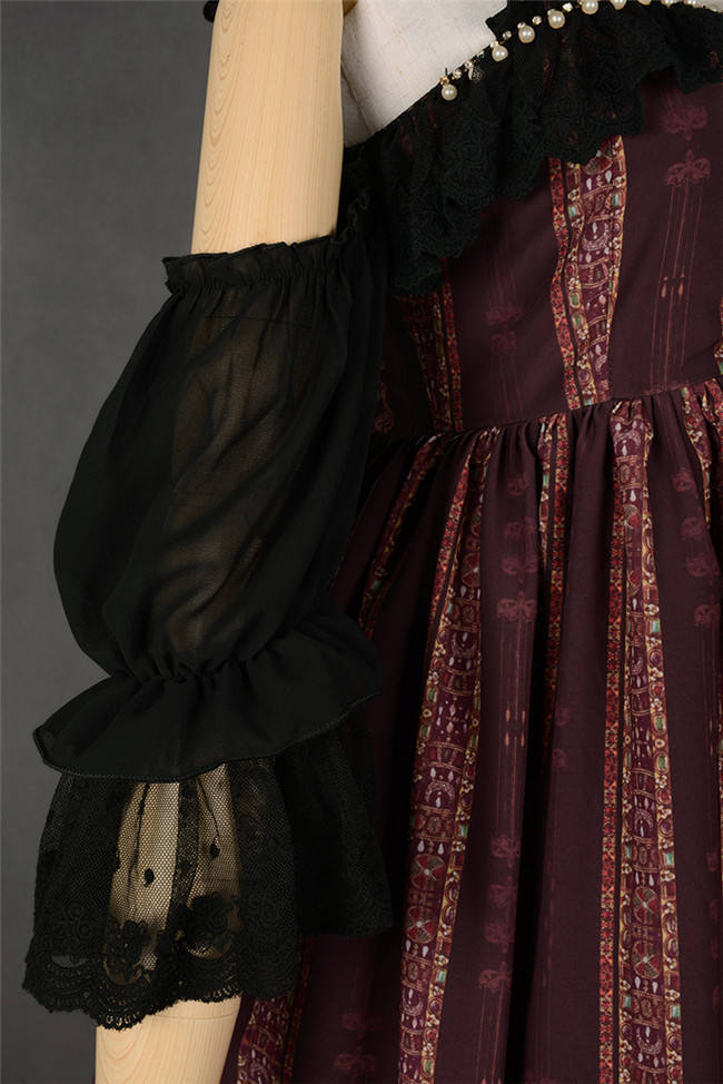 Byzantium~ Elegant Lolita JSK Dress with Front Open Design
