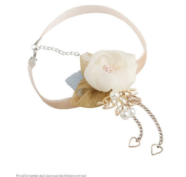 Bustling Flowers Beautiful Tassels Lolita necklace