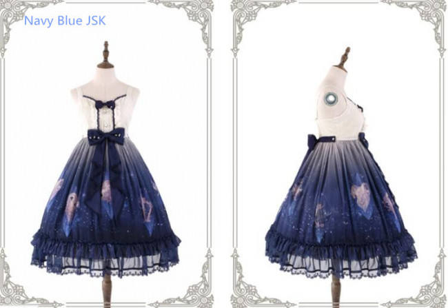 Grove Deer ~Stardust~ Lolita JSK + Capelet Set -Pre-order Closed