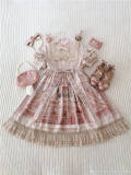 Honey Honey Lolita ~Antique Shop Lolita Short Sleeves OP Normal Version -Pre-order  Closed