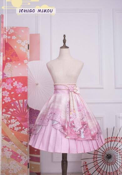 Ichigomikou Original Design Night Sakura Krathong Series