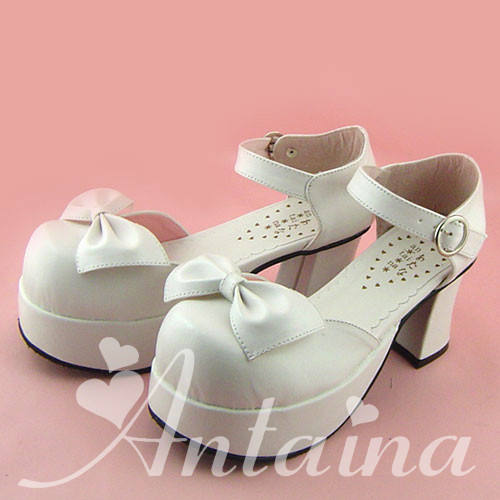 Bows Patent Leather Lolita Sandals
