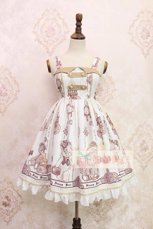 Alice Girl~ Steampunk Bear&Gear~ Lolita JSK