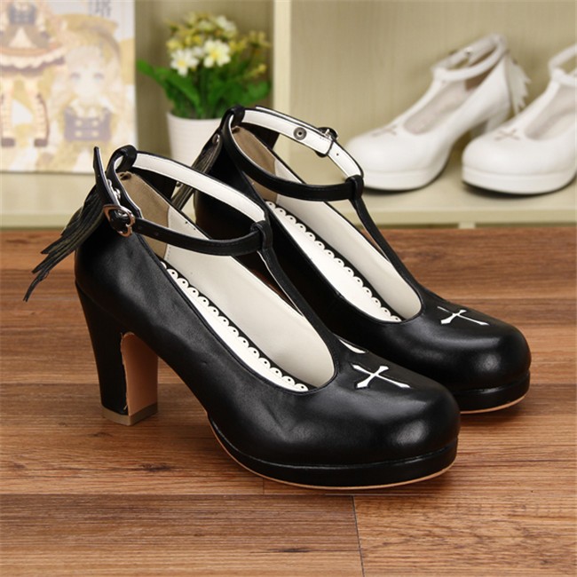 Angelic Pretty Angel Shoes エナメルブラック Lサイズ Angel Shoes by Angelic Pretty