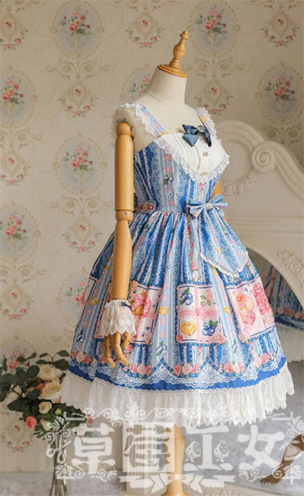 Strawbery Witch ~Blueberry Fruit~ Lolita JSK