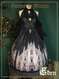 Duomo di Milano&Milan Cathedral- Vingtage Lolita OP - Ready Made