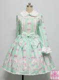 (Replica)Dream of Lolita Whimsical Vanilla-Chan OP Pink S -Free Shipping-OUT