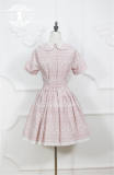 Mousse~ Sweet Peter Pan Collar Blouse+Skirt -out