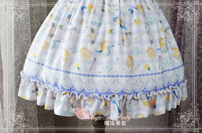 Magic Tea Party~ Cat&Marmalade~Sweet Lolita JSK Version I-Ready Made