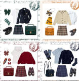 BerryQ~Shakespear~ Uniform College Lolita Handbag/Shoulder-bag -3 Ways Pre-order  Closed