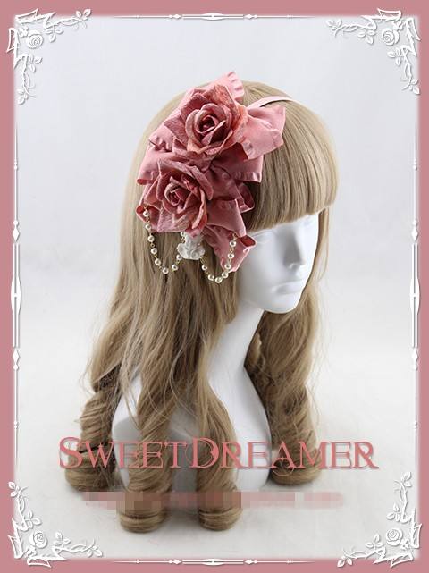 Sweet Dreamer Sweet Flower Cla Lolita Headbow
