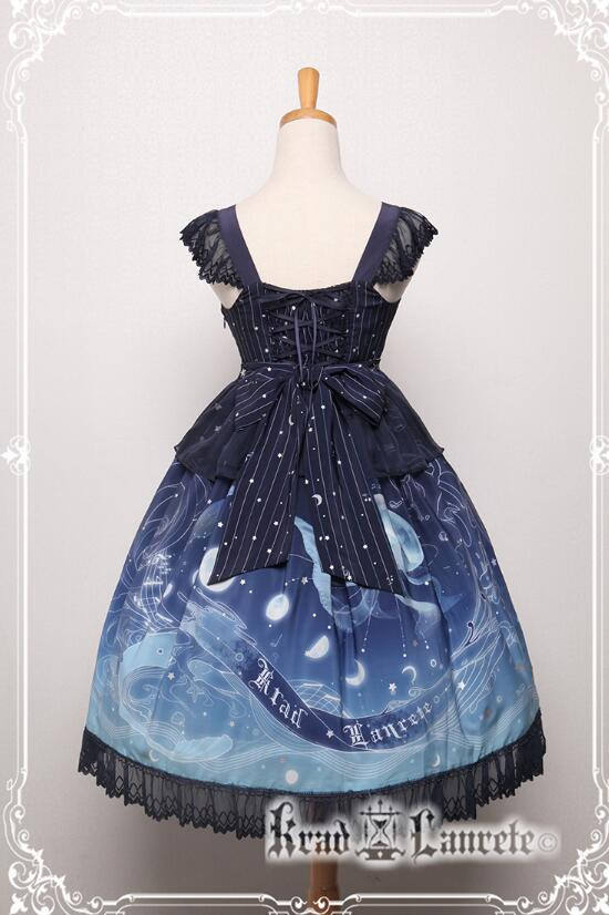 Lost in Sea Blue~ Lolita OP/JSK Short Version/Long Version -Pre-order Closed
