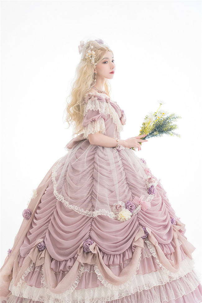 Henrietta ~Rose Queen Flowers Luxury Lolita OP