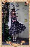 The Flower Wallpaper~ Sweet Lolita Printed JSK -Ready Made-out
