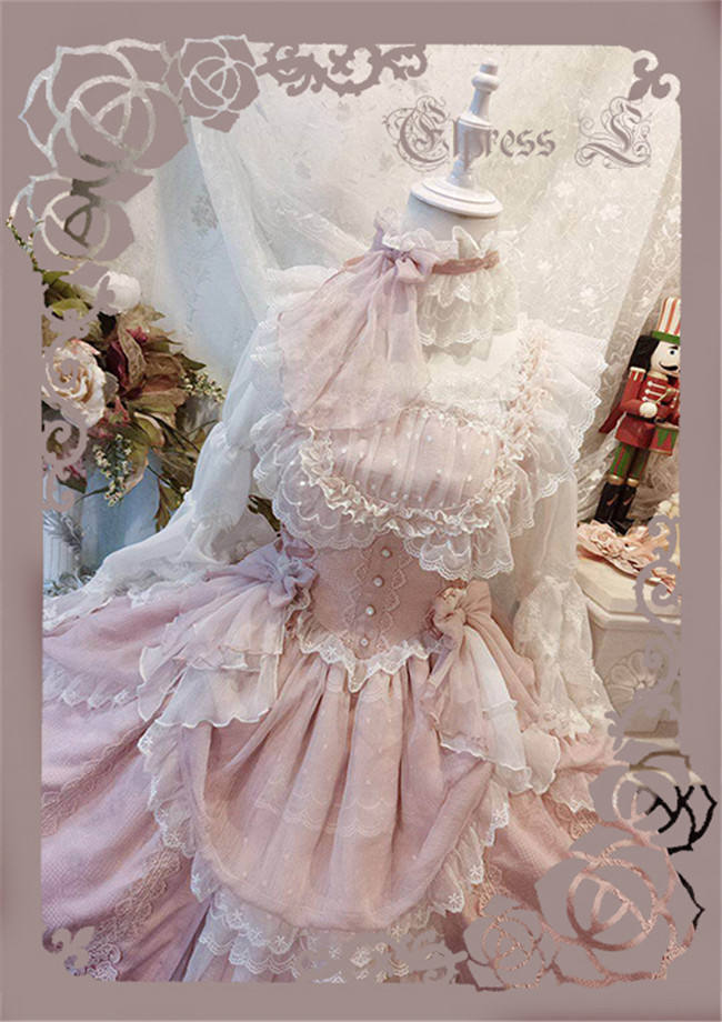 Elpress L ~Christmas D*Romance Ode~ Elegant Lolita JSK -Ready Made Purple M - In Stock