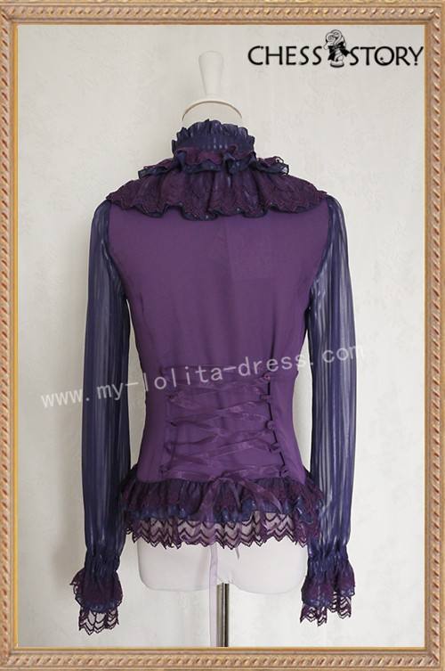 Chess Story Doll Theater Long Sleeves Lolita Blouse