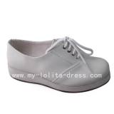 Beautiful White Lolita Shoes O