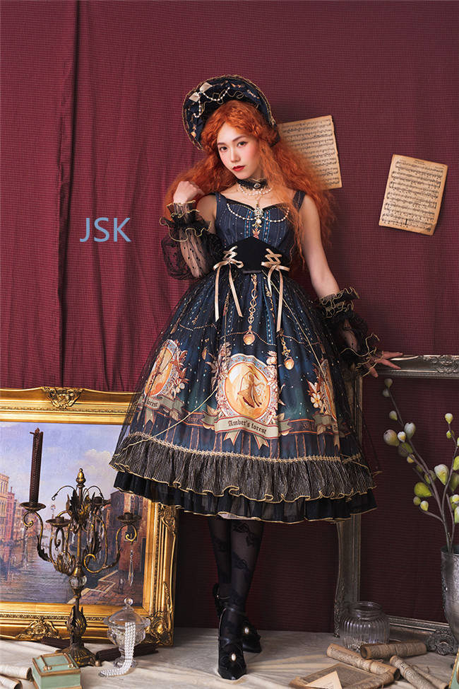 SIKA Lolita ~Glaeser Forest Lolita JSK/OP-White OP M in Stock