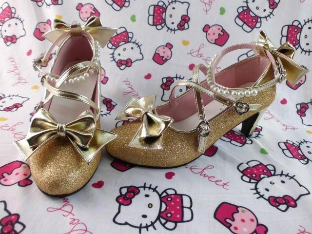 Antaina Tea Party Glitter Lolita Shoes