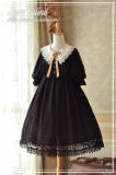 Dear Celine Little Witch Full Lace Mid-sleeve Lolita OP -Ready Made-OUT