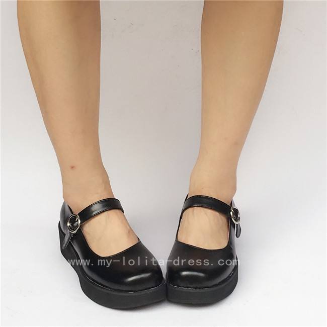 Gothic Black Soryu Asuka Langley Shoes