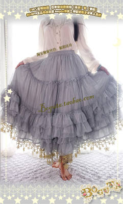 Sentaro A Line Shaped Bell Shaped Adjustable Lolita Petticoat