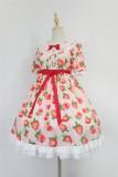 Sweet Strawberry~ Sweet Lolita Short Sleeves OP Dress  - OUT