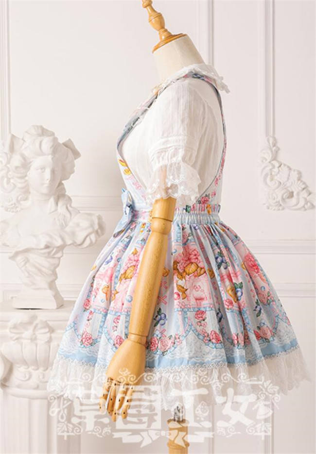 Strawbery Witch ~Blueberry Fruit~ Lolita Skirt